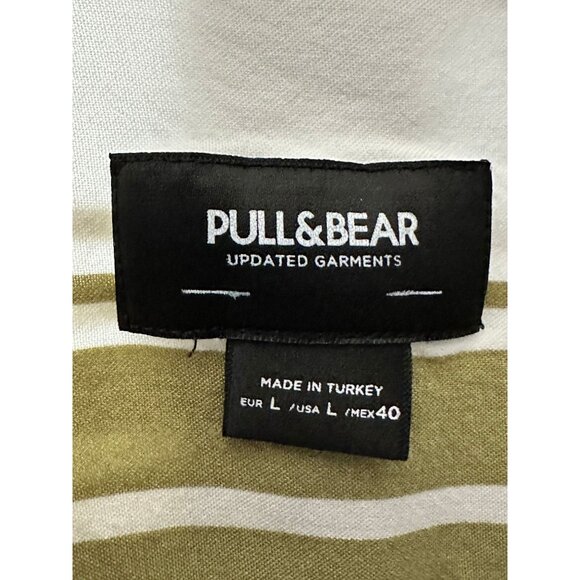 PULL & BEAR Updated Garments Soft Button Down Shirt Mens Large - Turkey - Picture 4 of 4